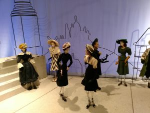 Fashion dolls from the Theatre de la Mode exhibit