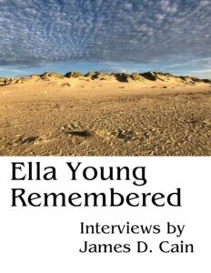 Cover of the boo "Ella Young Remembered" interviews by James D. Cain.