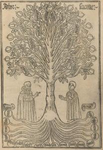 Ramon Llull's Tree of Science from L'arbre de ciència